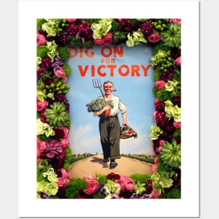 Dig on for Victory poster Posters and Art